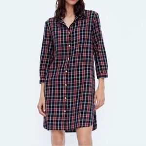 Zara shirt dress.